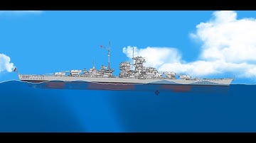 KMS Bismarck Sinking (Floating Sandbox)