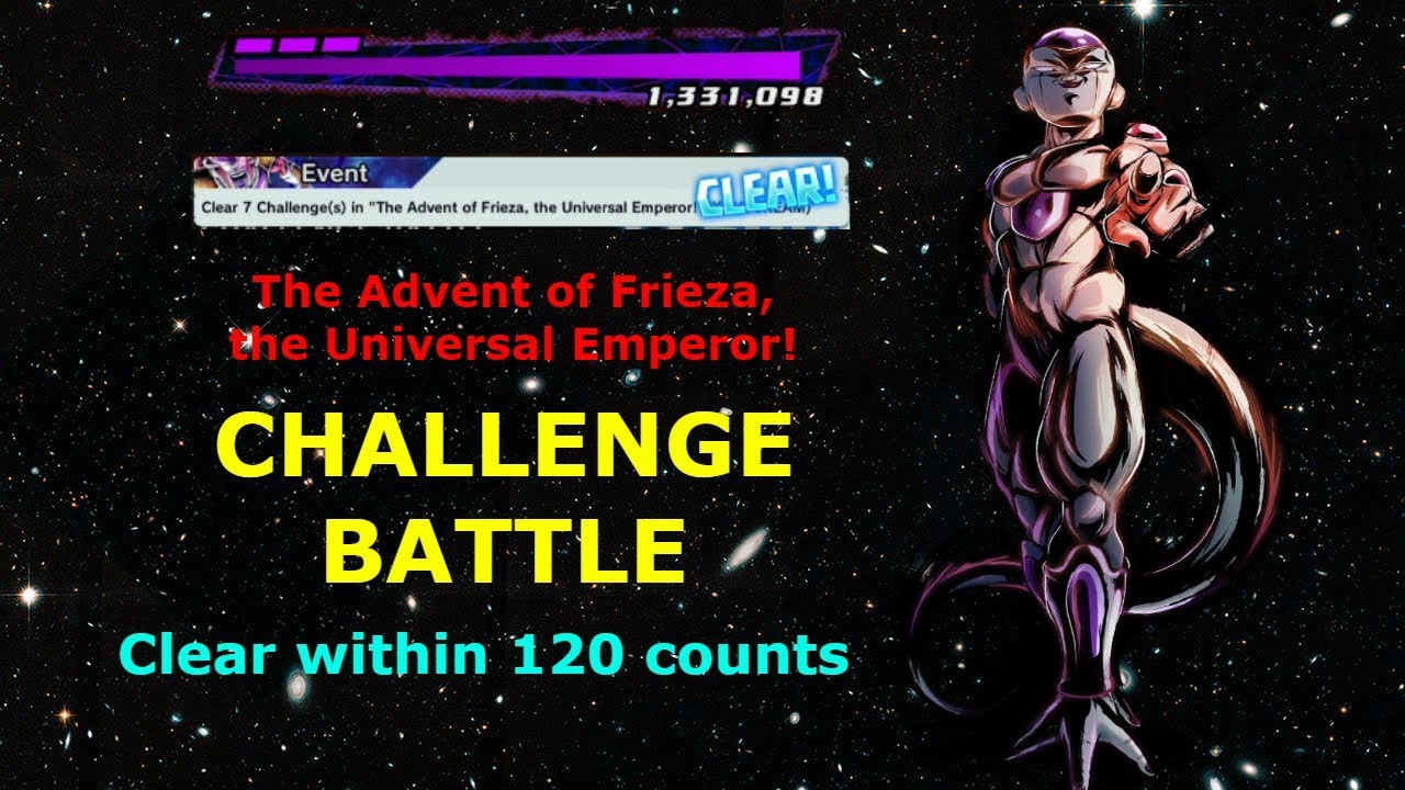 Completing The Advent of Frieza :- EX 6 :CHALLENGE BATTLE within 120 counts| Dragonball Legends |DBL