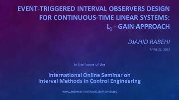 Event-Triggered Interval Observers Design for Continuous-Time Linear Systems: $L_1$ - Gain Approach