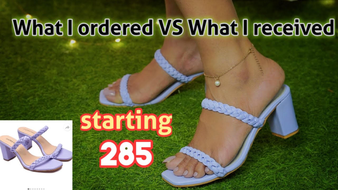 What I ordered VS What I received ||Footwear/Bags|| 285/- onwards