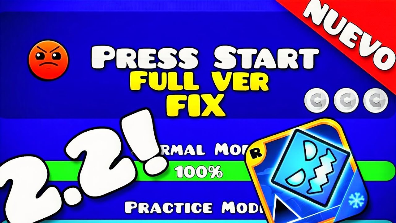 GAME OVER | Press Start FULL VER. 100% | Geometry Dash #3