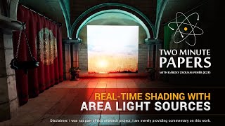 Real-Time Shading With Area Light Sources | Two Minute Papers #65