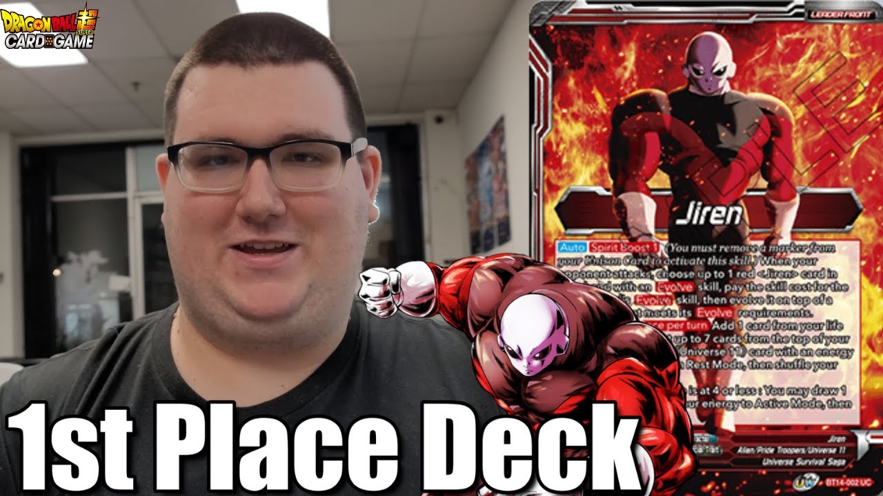 BEST 1st Place JIREN Deck Profile! Dragon Ball Super Card Game