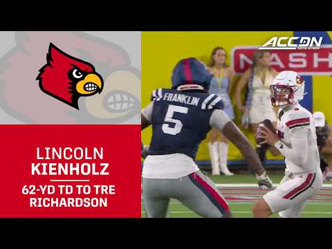 Louisville's Lincoln Kienholz Goes Deep To Tre Richardson For A 62-YD TD