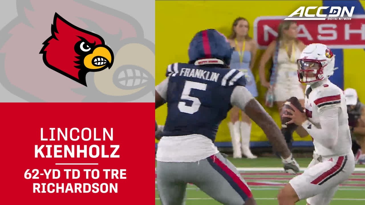 Louisville's Lincoln Kienholz Goes Deep To Tre Richardson For A 62-YD TD