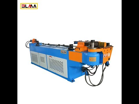 Напівавтоматичний трубозгинальний верстат з ЧПК  (різні моделі: Φ38X2-Φ75X5 мм, R180-400 мм), видео 3