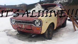 Wrecked Ford Escort MK1! The forest-wreck RUNS!!
The forest-wreck Escort fired up! 2 liters of furious anger! Wrecked Ford Escort MK1! The forest-wreck RUNS!!