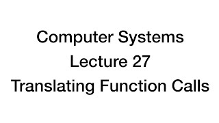CoSc 330 5thEd Lecture 27