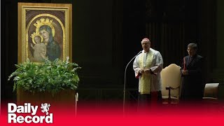 Pope Francis' frail voice heard for first time in audio message thanking people for prayers Profile