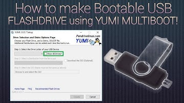 How to Create Bootable USB/FLASHDRIVE using YUMI MULTIBOOT!