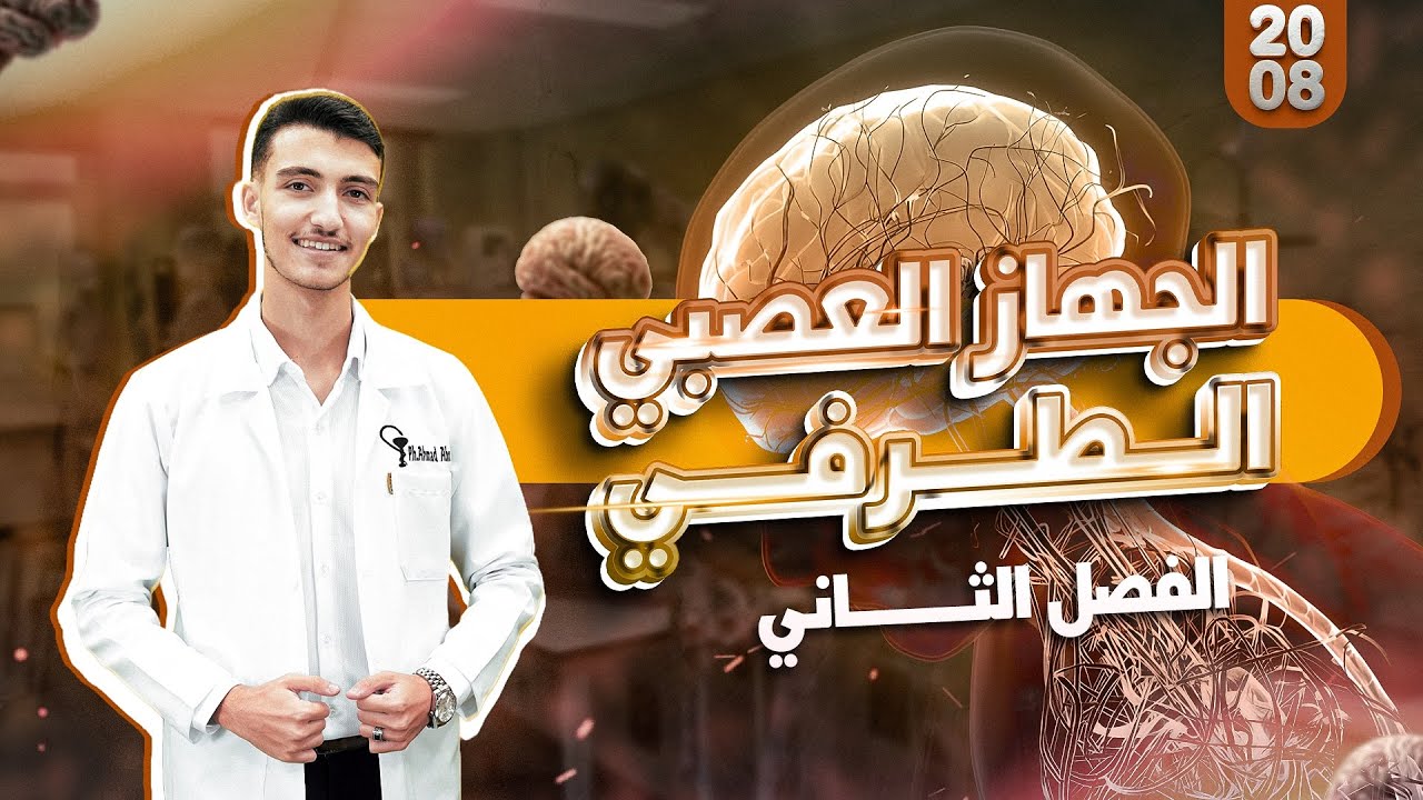 أحياء 2008 الفصل الثاني - الجهاز العصبي الطرفي 🧠 