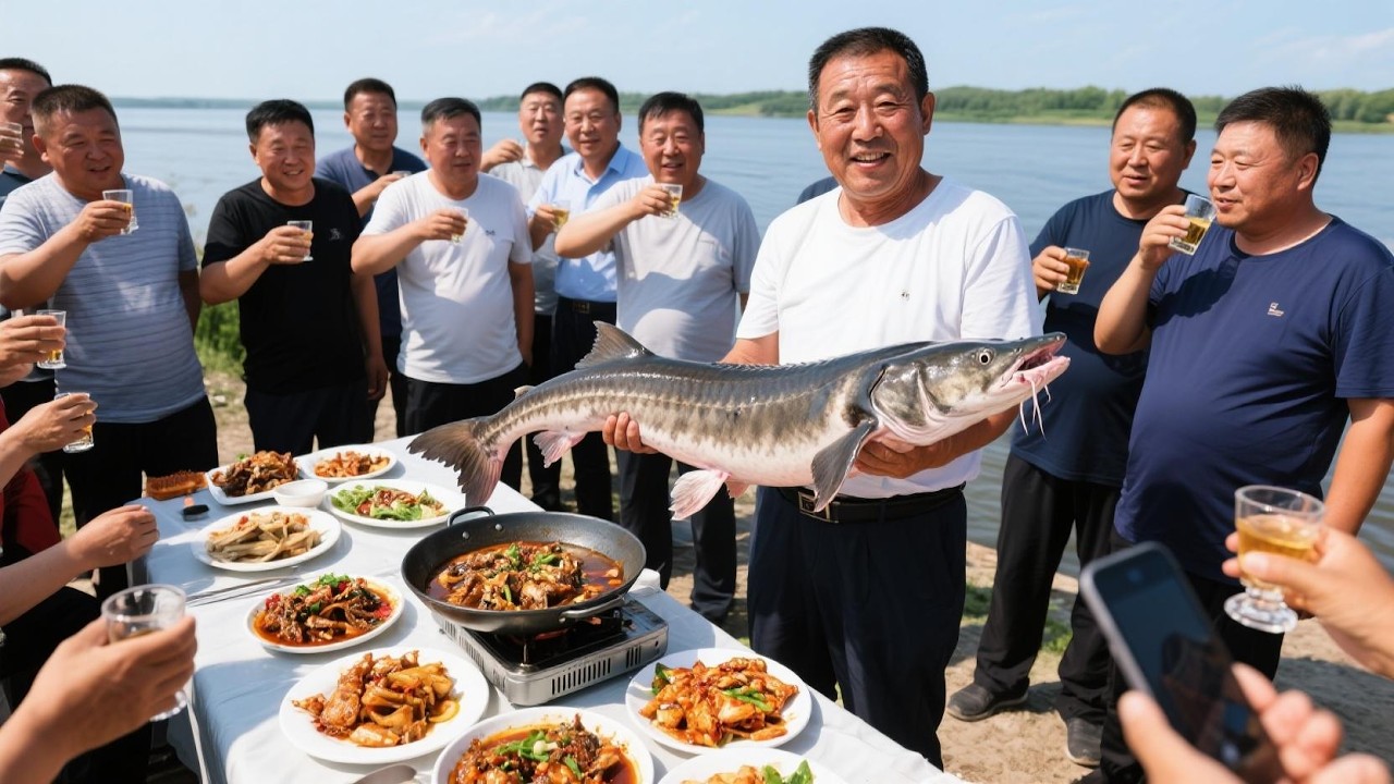 黑龙江抚远淡水鱼之王，10斤重鲟龙鱼312元 一鱼六吃加工费150块【舟小九】