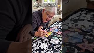 Grandma Completely Took Over My Coloring Blanket
