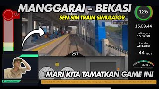 JADI MASINIS GAME SEBELAH DULU 🔥 SenSim Train Simulator Map Indonesia (Manggarai - Bekasi) screenshot 5