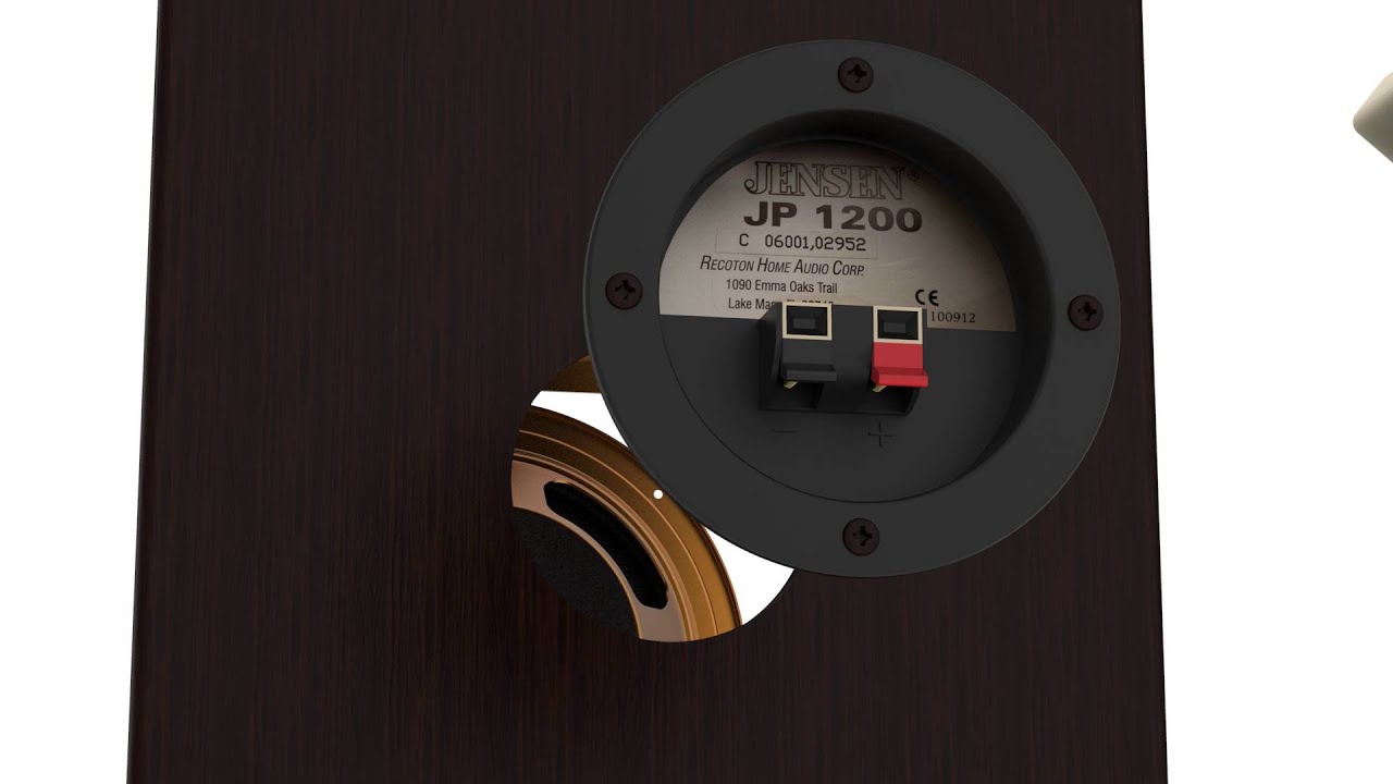 Jensen JP 1200 Speaker box YouTube