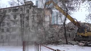 видео: Снос пятиэтажки на Рублёвке картинка: Снос пятиэтажки на Рублёвке