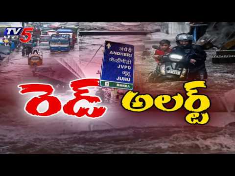 రెడ్ అలెర్ట్ - IMD Issued RED ALERT To Mumbai | Express Highway Closed | TV5 News - TV5NEWS