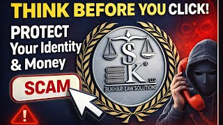 Think Before You Click! ⚠️ Online Scam Alerts | Protect Your Identity & Money