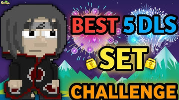 THE BEST 5 DLS SET CHALLENGE (NEW SET) | Growtopia - Set Challenge #104