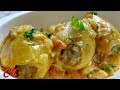 Вкуснейший Фаршированный Картофель.Картошка с Мясом.