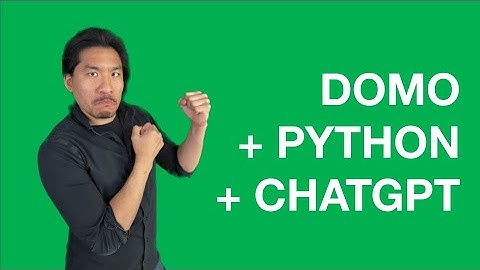 Using Python + ChatGPT  in Domo