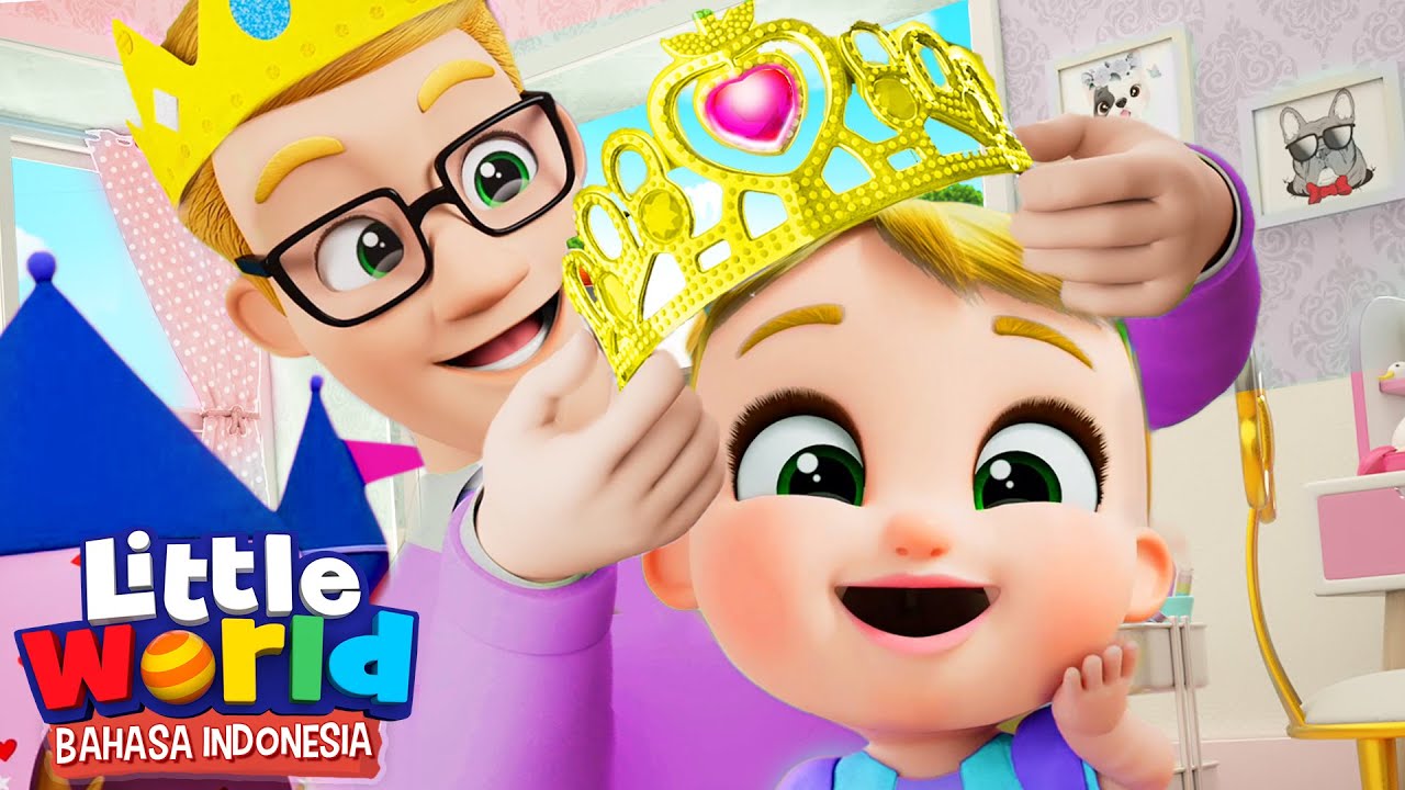 Nina Menjadi Putri yang Cantik | Kartun Anak | Little World Bahasa Indonesia
