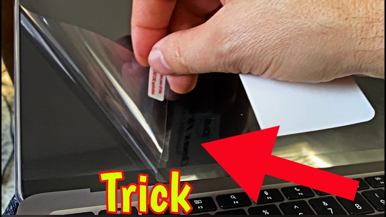 How to install a MacBook Screen Protector