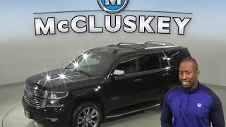 A16464GT Used 2015 Chevrolet Tahoe LTZ 4WD Black SUV Test Drive Review For Sale -