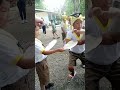 Paper plate games  boyscout   kevin gabb  in nafco central elementary school