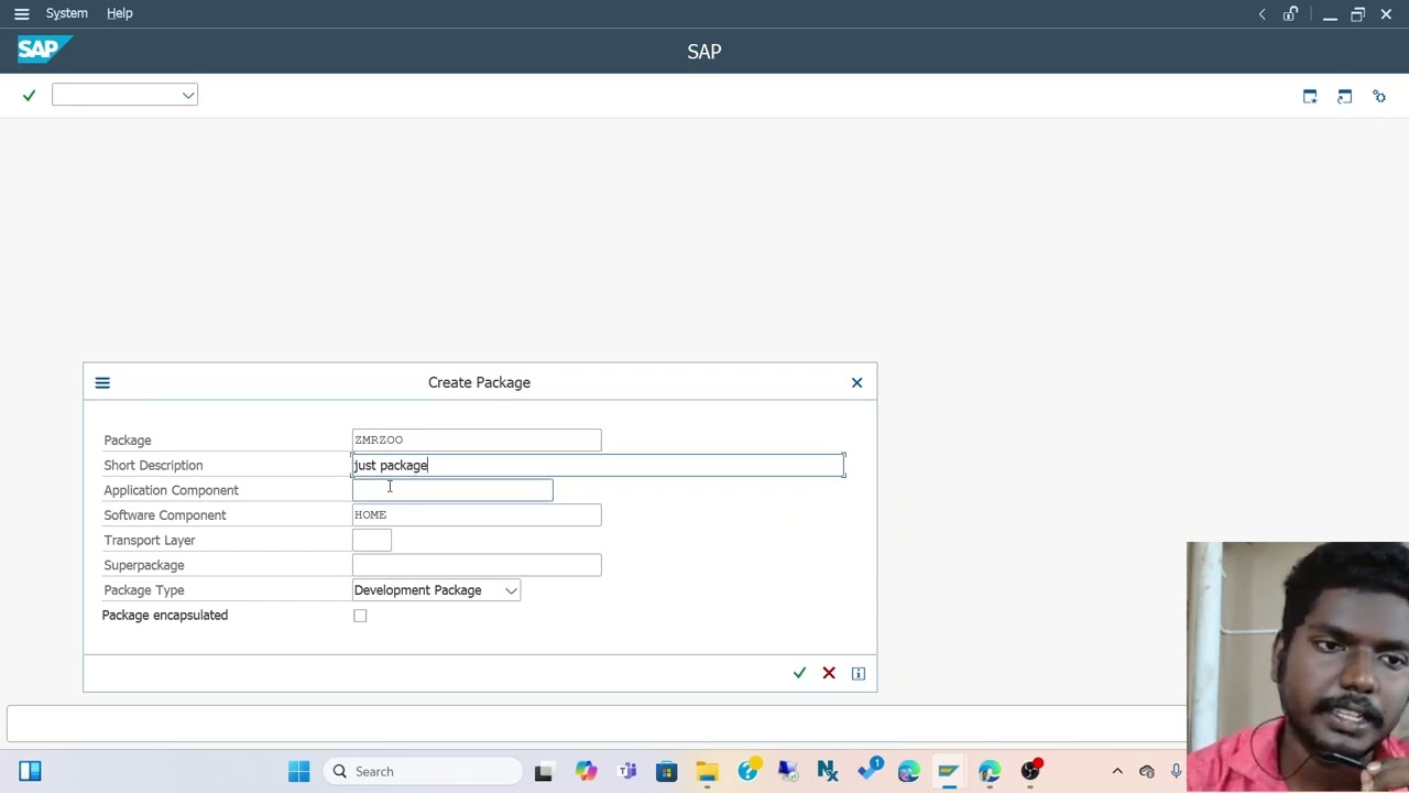 How to Create a Package in SAP ABAP | Step-by-Step Guide
