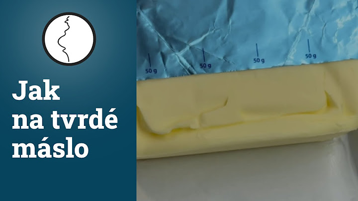 Problém se ztuhlým máslem? Vyřešeno ✅