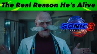 The REAL Reason Gerald Robotnik Is Alive In Sonic Movie 3 👀 @AroundTheClockSegaNews