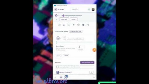 Heroku dyno type add | Mr.Sadiya Tech