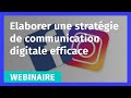 Facebook  instagram  mettre en place une stratgie de communication digitale efficace