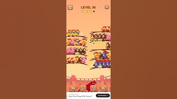 BIRD SORT 2 COLOR PUZZLE GAME 🐦 LEVEL 36