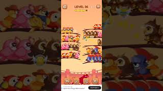 BIRD SORT 2 COLOR PUZZLE GAME 🐦 LEVEL 36