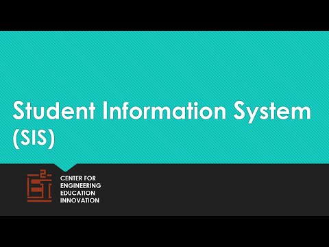 Academic Advising: Student Information System (SIS)
