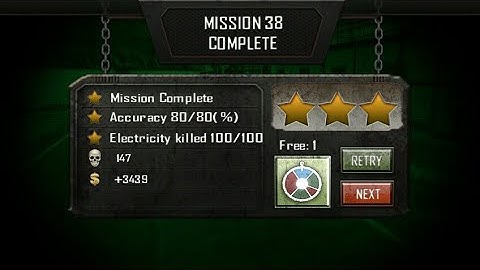 zombie roadkill 3d game mission 38 shooting acuracy 80% zombie killed with tesla coil 100 zombie roa