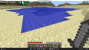 Minecraft Infdev water bug