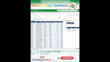 Every excel user should know - Filter Formula in excel || Advance Data Filter