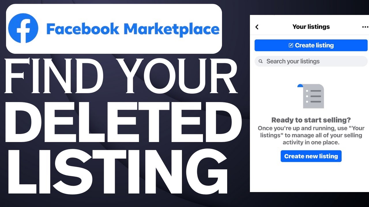 how-to-find-deleted-listing-on-facebook-marketplace-easy-2025-youtube