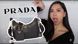 Shop Prada Re-Edition 2005 Saffiano Leather Bag