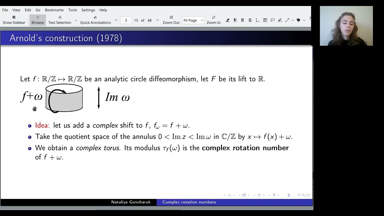 Complex Rotation Numbers
