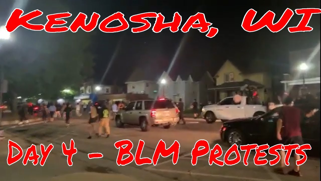 Kenosha Wisconsin Downtown Live Stream BLM Protest Day 4 YouTube