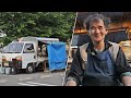 ディープな屋台ラーメンに密着！お客さんの為に3時間睡眠で働く店主 - Old Style Ramen Stall - Japanese Street Food