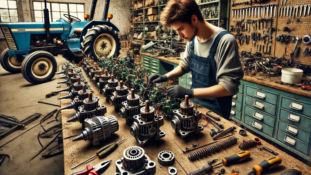 The Ultimate Tractor Armature Rebuild | Inside the Expert Workshop |
