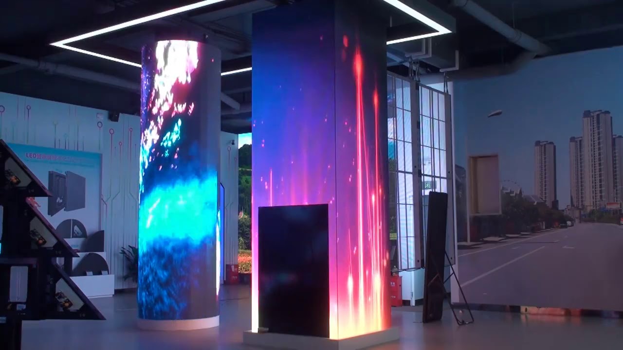 led cube screenfrom Iris YouTube