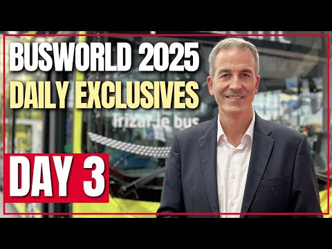 🚍 Busworld Brussels 2025 | Daily Exclusives – Day 3 | Smarter Design, Lighter Bodies & Greener Buses - video from Motorindia