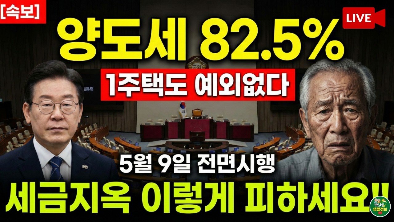 2026 부동산 정책 총정리｜집 한 채인데 양도세 82.5% 나올 수 있습니다