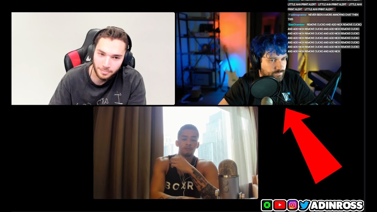 Adin Ross And Sneako Debate With Destiny *DESTINY DEFENDS P*DOS* - YouTube